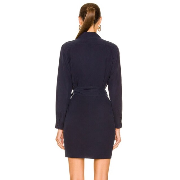 Max Mara James Long Sleeve Silk Wrap Dress - Picture 7 of 9